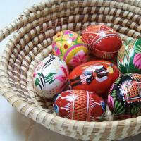 Why and for what purpose are eggs painted for Easter?